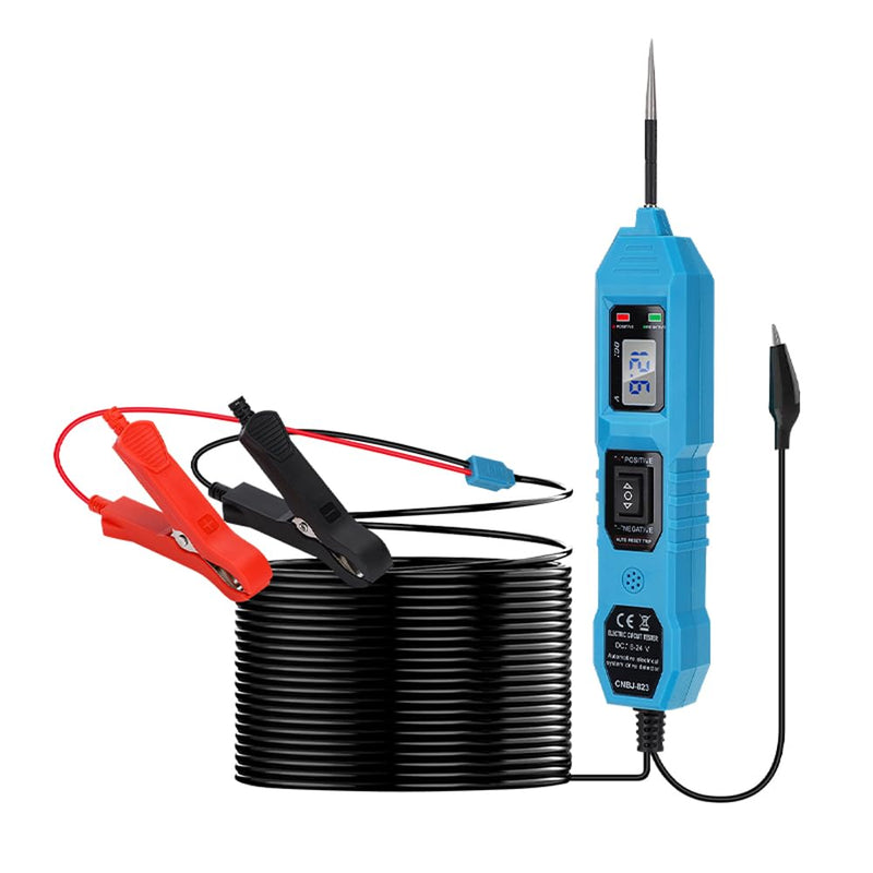 Shkalacar Automotive Circuit Tester, 3.5-36V Power Circuit Probe Kit, Electrical System Diagnostic Tool Component Activation Diode/Voltage/Polarity/Continuity/Ground Detection LCD Digital Display