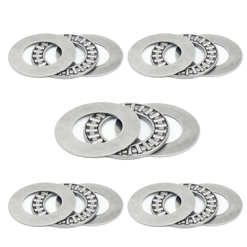 AXK2035 Thrust Needle Roller Bearings with Washers 20mm Bore 35mm OD 2mm Width 5 Sets 20mm x 35mm x 2mm