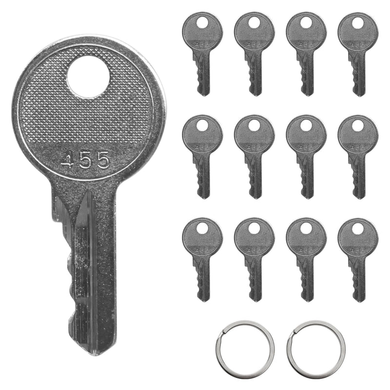 Ignition Keys 455 for Boom Lifts Scissor Lift Gen-ie Skyjack Te-rex, Heavy Equipment Forklift Key 104466 * 14 Pcs