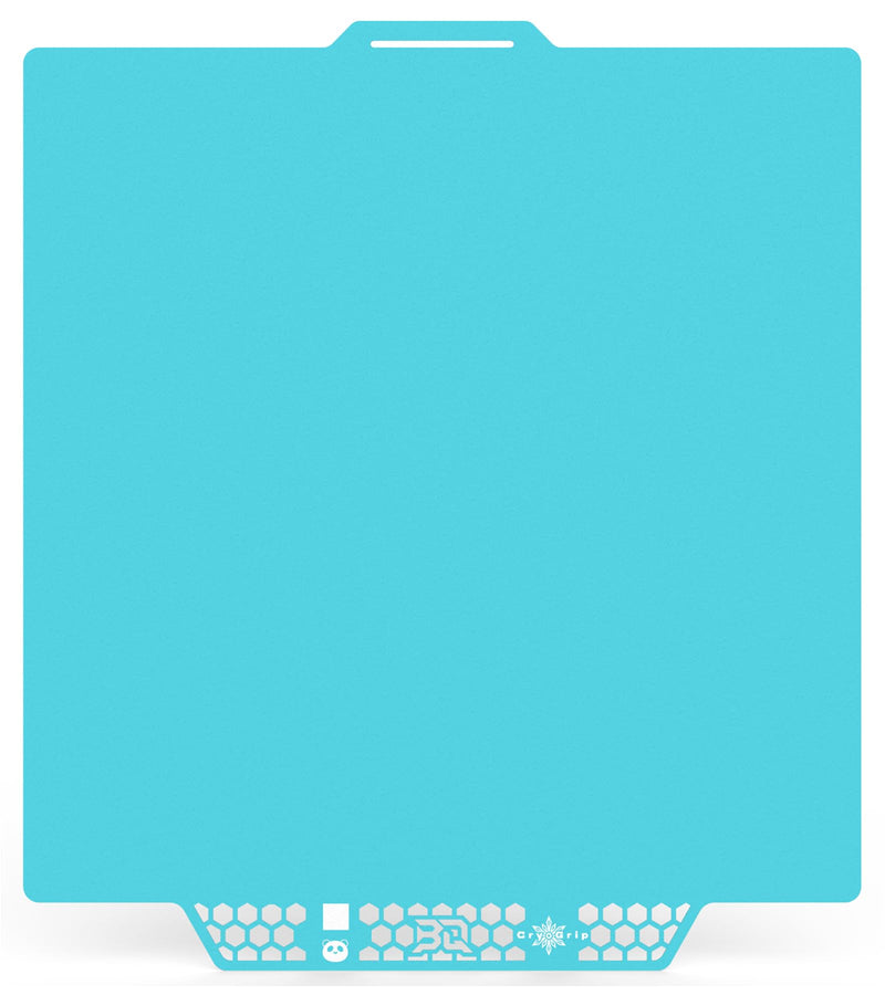 BIQU CryoGrip™ Pro Glacier 257x257mm Panda Build Plate for Bambu-Lab P1P/P1S/X1C/X1E/A1 3D Printer Double Sided Special Materials Upgrade Build Plate Removable Surface Platform CryoGrip Pro Glacier