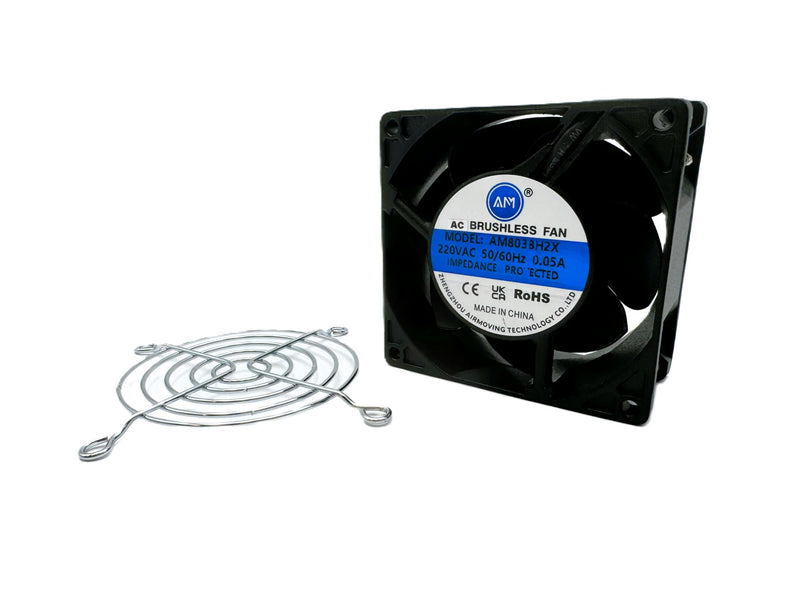 Axial Fan Replacement for Antunes Food Service Equipment, Includes Fan Guard, Exact Fit Component for 7000913 and 7001440 Fan Replacement Kits, Easy Install,