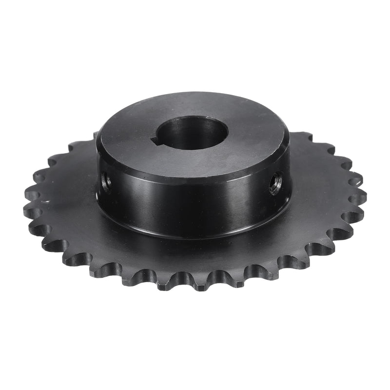 uxcell #35 Chain Roller Sprocket B Type, 3/4" Bore 30 Tooth Single Strand Chain Sprocket, Carbon Steel, Keyway with Set Screws