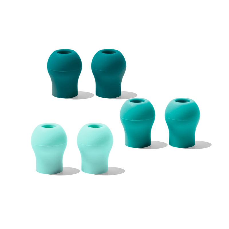 Eko CORE 500™ Digital Stethoscope Rubber Ear Tips - 6 Pairs (Rainforest Collection) Rainforest Collection