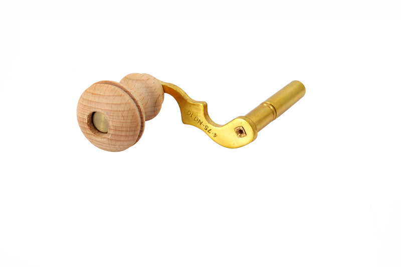 Modern Grandfather Clock Winding Key Crank Winder Mainspring Key Clock Winding Tool Brass Made (Key No. 12-5.25mm I.D.) Key No. 12 - 5.25mm I.D. - NewNest Australia