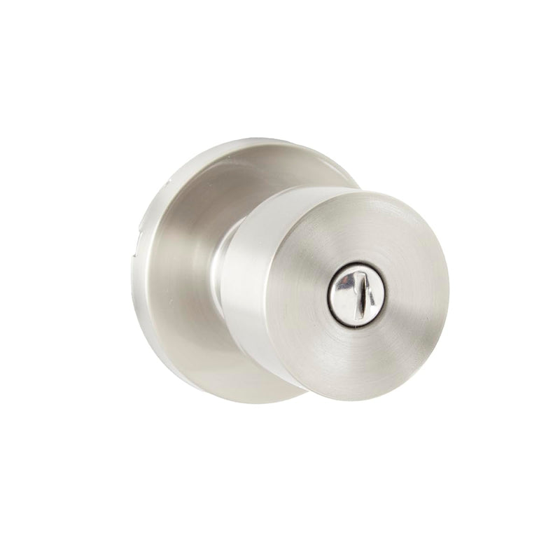 Delaney Brookhaven Passage (Hall/Closet) Door Knob w/Round Trim Satin Nickel
