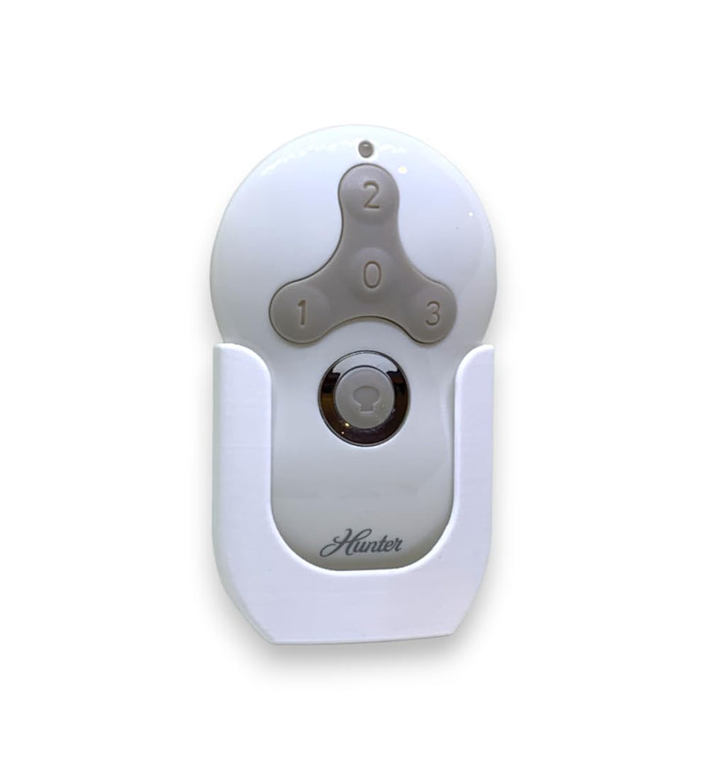 Ceiling Fan Remote Holder Wall Mount for Hunter 99122 99123 Ceiling Fan Remote Controller (1 Pk White) 1 Pk White