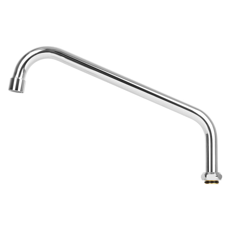 12 Inch Faucet Spout Replacement Fits for Most T&S Faucets, 360° Commercial Sink Faucet Swivel Spout for 2 or 3 Bay Compartment Sinks