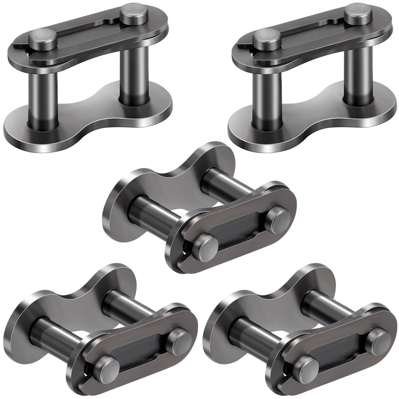 5PCS #41 Roller Chain Connecting Links, Heavy Duty Manganese Steel Master Connector for Mini Bikes, Bycicles, Motorcycles, Go-Karts, Home and Industrial Machinery