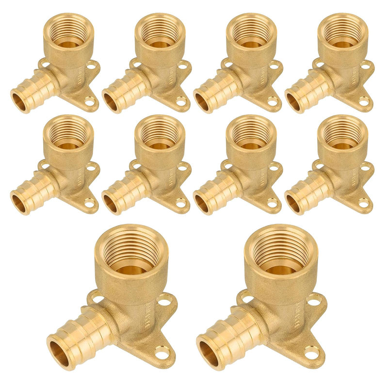 10Pack Seelink PEX-A 1/2" x 1/2" Female NPT Drop Ear Elbow(PEX1960116-10) 10 1/2" x 1/2"