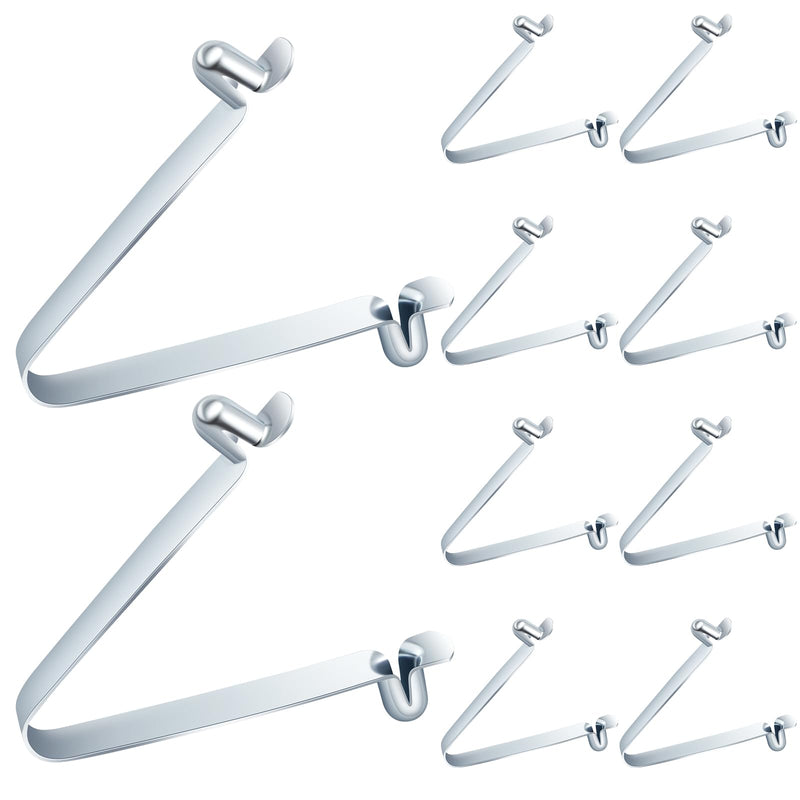 10 Pcs Scaffold Spring Retainers Coupling Locking Pins Galvanized Steel Scaffolding Pins Parts Locking Equipment