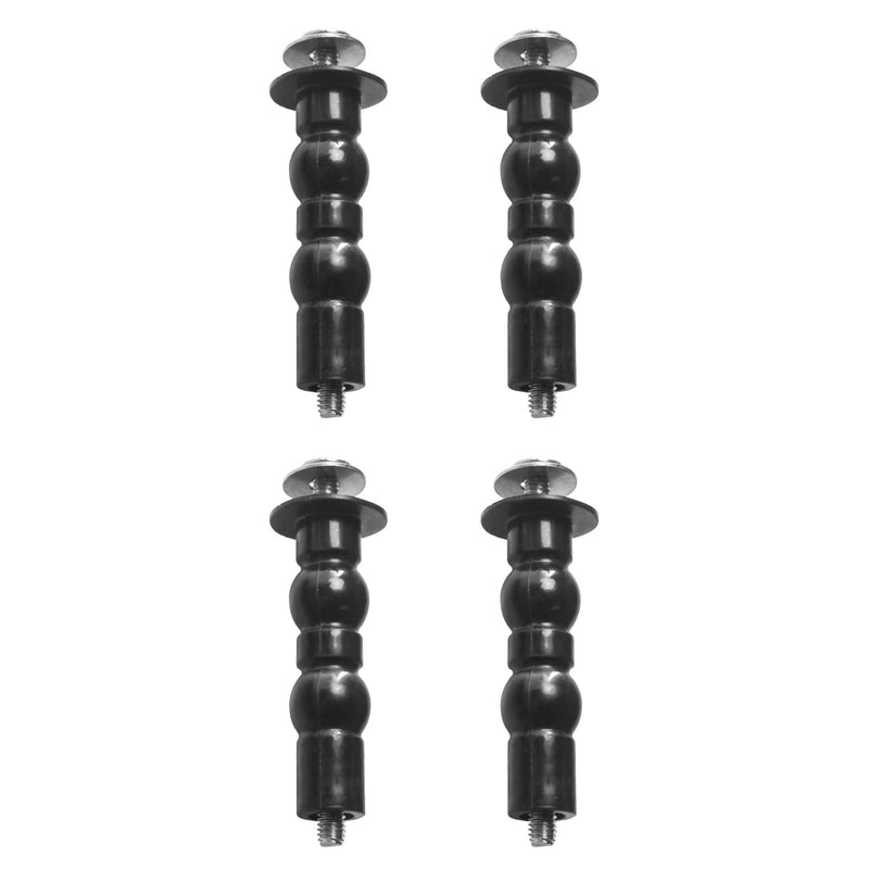 4 Pack Universal Toilet Seat Screws for Toilet Seat Top Tightening Nut Hardware kit.Fit for TOTO American Standard Kohler and More, Seat Hinges Replacement