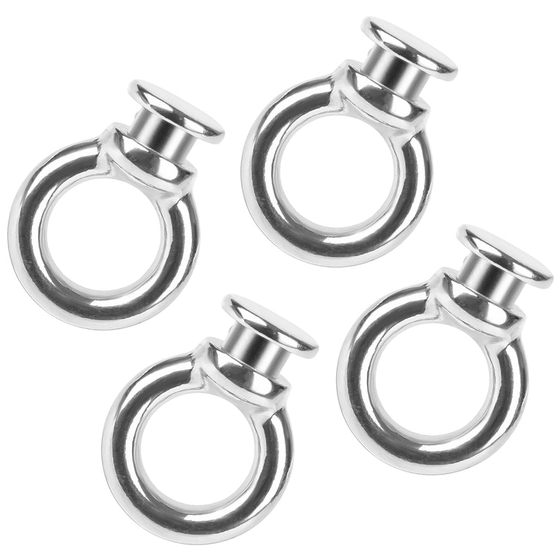 4 PCS Boat Fender Bumper Hanging Holder Locks Stainless Steel Boat Fender Eye Quick Release Bumper Clips Fit for 0.38-0.42 Inch