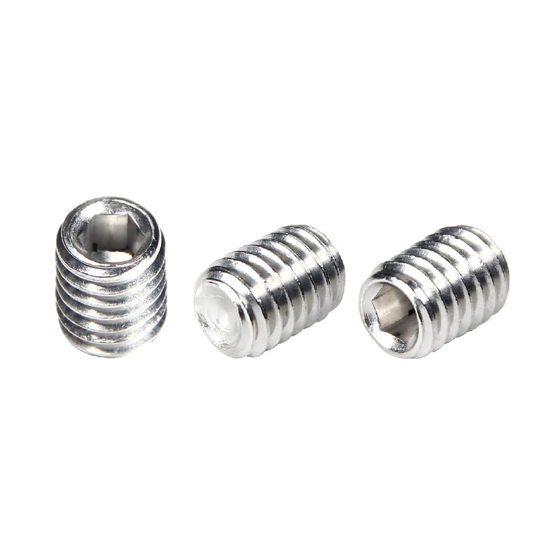 20 PCS 3/8-16 x 1/2" Set Screws,SAE Stainless Hex Allen Head Socket Set Screws Grub Screw Bolts Internal Drive Cup Point Screws with Hex Key Wrench for Door Handles, Light Fixture Repair 3/8-16 x 1/2"