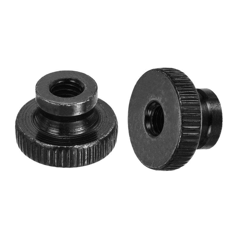 uxcell Knurled Thumb Nut, 20Pcs M6x1mm Iron Round Knobs Fasteners for 3D Printer Parts, Black M6x1 - NewNest Australia