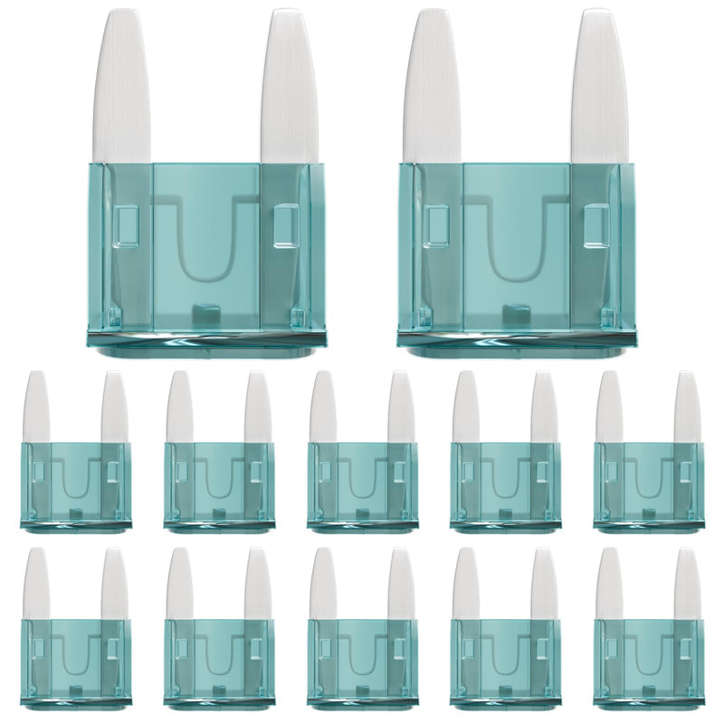 1A Mini Fuse 1 AMP ATM APM Blade Car Fuses 1Amp Automotive Fusibles for RV Auto Motorcycle Truck (Pack of 50Pcs) 1A