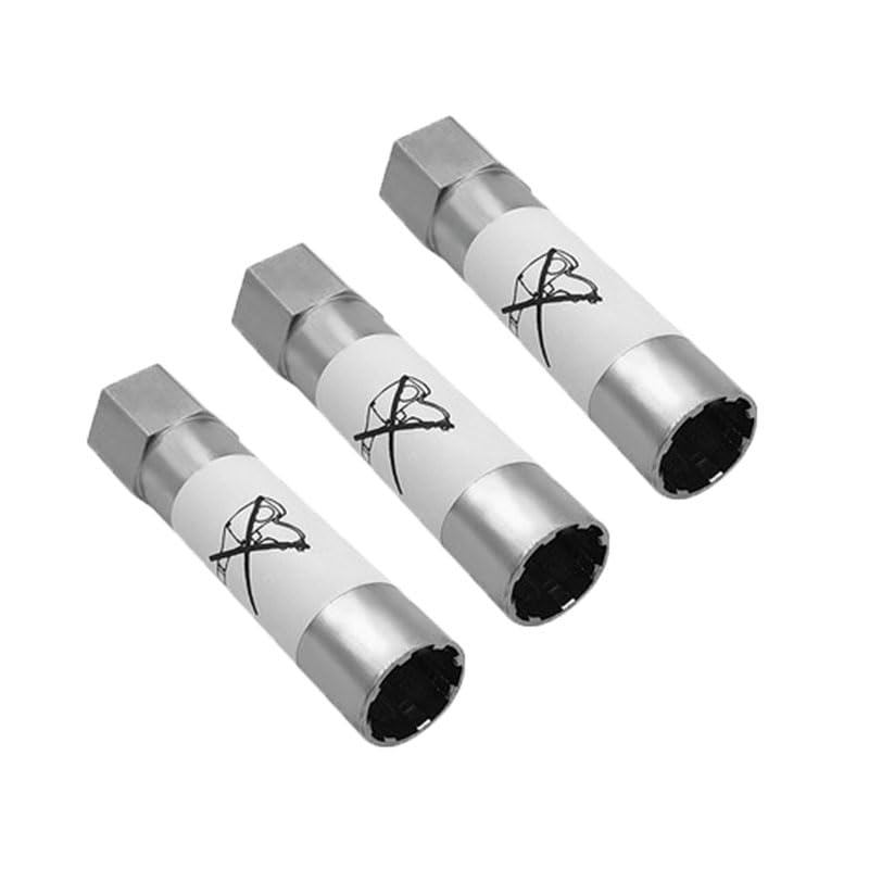 3Pcs Single 8-Spline Lug Nut Socket for Cars，13/16'' Wheel Lock Key，Replacement 65100 M65100 M65100 Wheel Lock Removal Tool 3pcs