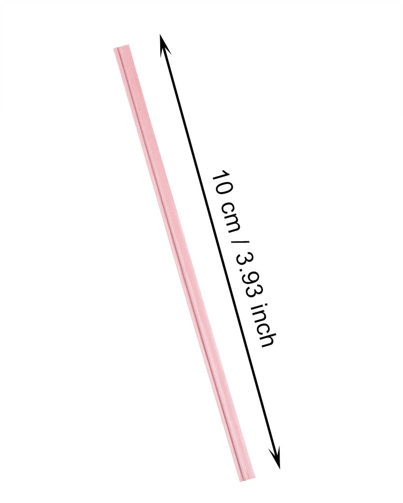 ONLYKXY 500pcs Kraft Paper Twist Ties Plant Ties 4inch Reusable Bread Twist Ties cake pop ties Cable Ties Candy Ties for Bags (Pink) Pink