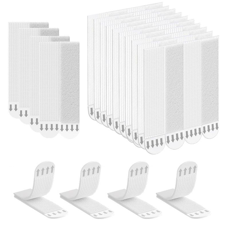 CableCreation Picture Hanging Strips, 28-Pairs(56 Strips) Sticky Picture Hangers for Walls Hanging Pictures Without Nail, Damage-Free No Nails Refill Adhesive Poster Strips for Frame Mounting Strips