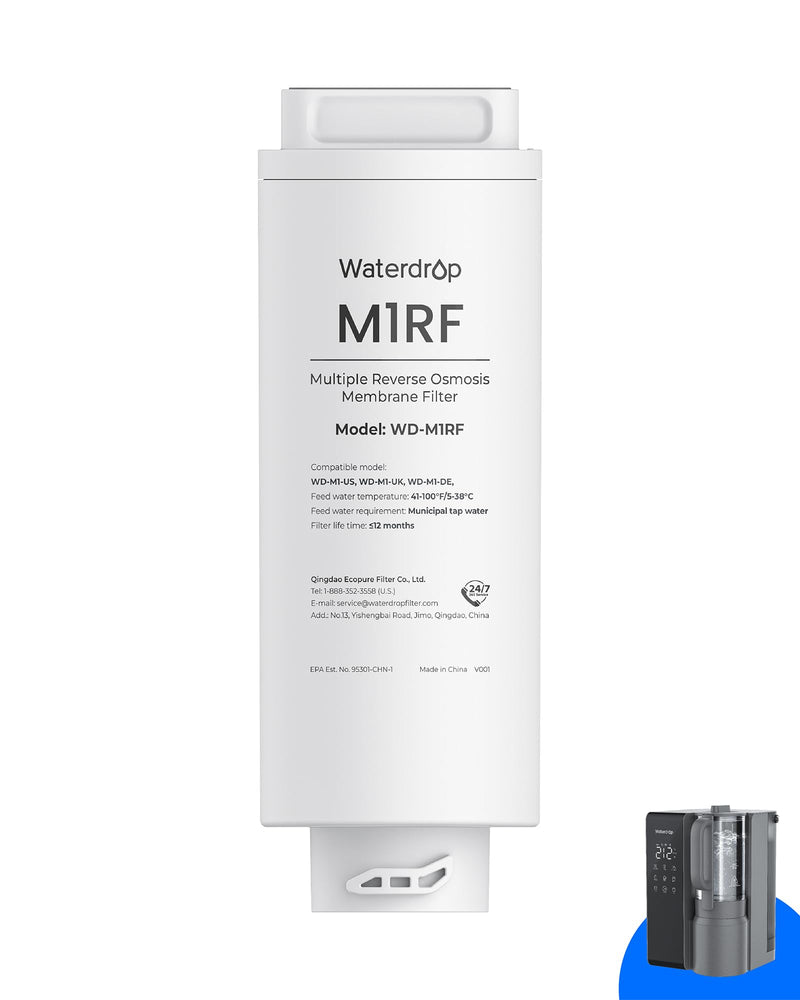 Waterdrop M1RF Filter, Replacement for M1 RO System, 12-Month Lifetime