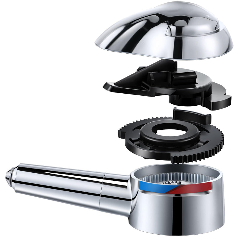 Enhon Lever Handle Replacement for 10424, Single Lever Handle Kit Compatible with Delta Series 1700 Monitor Tub and Shower Faucets, 5 in H X 2 in W Faucet Handle, Chrome