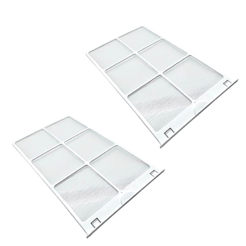 WJ85X21746 Air Filter Replacement Parts for Room Air Conditioner Compatible with AHQ06LYW1,AHQ06LYQ1,AHR05LWQ2,AHR05LWQ2,Replaces A0010209471,AP6280063,White(2 Packs) 2 PCS White