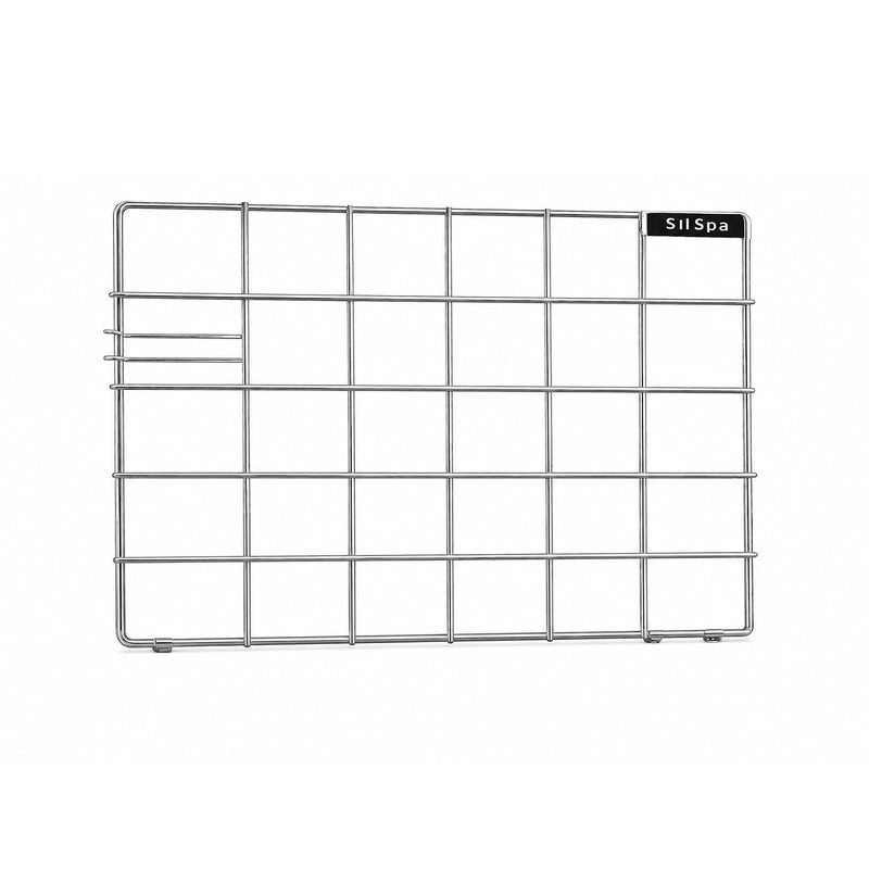 Silicone Mat Dishwasher Caddy Holder Stand: Silspa Dishwasher Safe Cage, Effortless Cleaning, Universal Fit, Durable Stainless Steel, Perfect Kitchen Accessory and Storage Basket