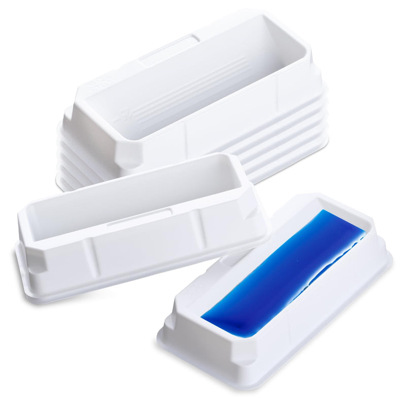 25ml Reagent Reservoir, Sterile Reservoir Tank, Pipetting Solution Basins, One-Channel, Individually Wrapped, PS, Pack of 20 25ml White