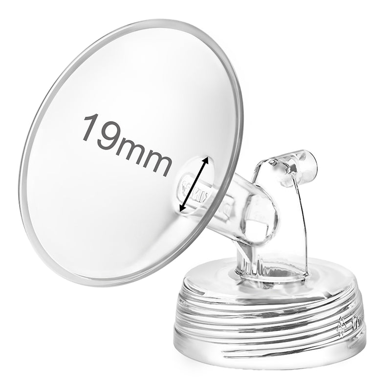 19mm Single Wide-Mouth Flange for Spectra S1/S2 Pumps; Replaces Spectra Shield; Compatible with Spectra Syndergy Gold (19mm Flange) 19mm Flange