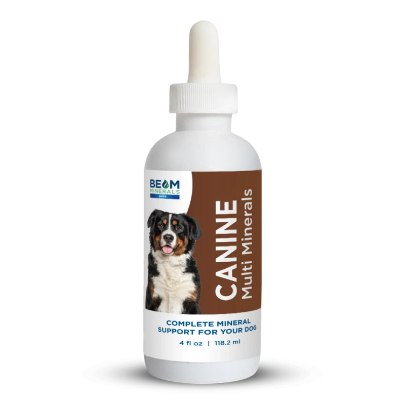 Beam Minerals Complete Canine Multi-Minerals | Full-Spectrum Minerals for Dogs | Contains Humic & Fulvic Acid | 4 fl Oz - PawsPlanet Australia