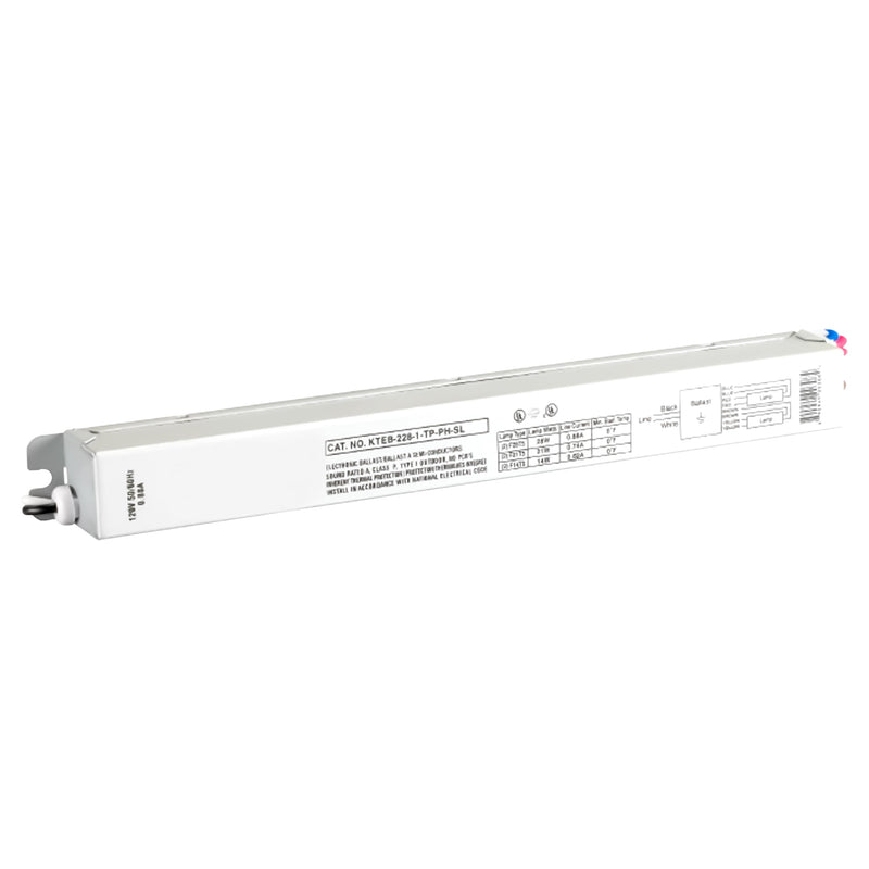 OHLECTRIC Replacement for Keystone KTEB-228-1-TP-PH-SL/B Electronic 2 Lamps T5 Ballast | 120V with Normal Power Factor | Preheat Start | RoHS Compliant | 9 Inch Case for Versatile Applications 1