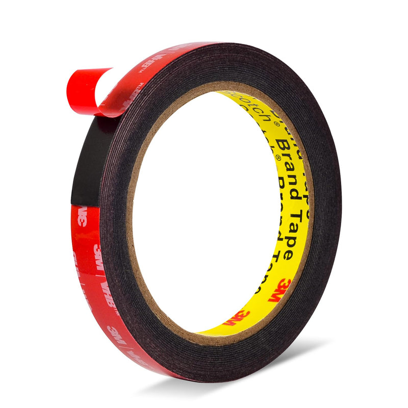 Double Sided Tape Heavy Duty Mounting Tape 1/2" x 18Ft Made of 3M Strong Adhesive for Reliable Bonding Waterproof VHB Foam Tape Perfect for Home Office Car Decor LED Strip Lights