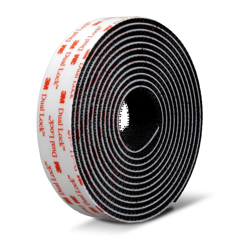 Dual Lock SJ3550 Made of 3M Heavy Duty Reclosable Fastener 1" x 7.5Ft Industrial Strength Mounting Strips Self Mating Interlocking Hook with Strong Adhesive for Indoor Outdoor Home Office Deco Large Roll
