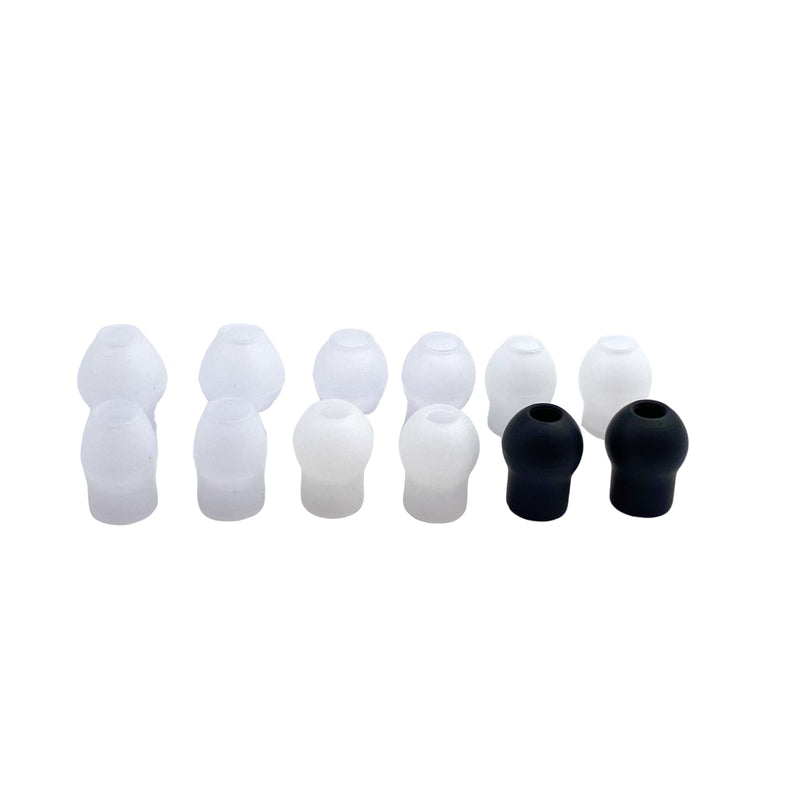 12 Pcs Stethoscope Ear Tips Replacements, 4 Sizes Soft Silicone Earplug Replacement Parts for Various Stethoscopes