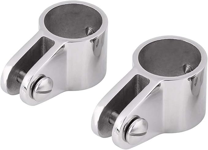 2PCS/4PCS Bimini Top Jaw Slide Inside Dia 7/8" and 1" Stainless Steel 316 Bimini Top Hardware for Boat Bimini Frame Replacement Parts 7/8"-2PCS