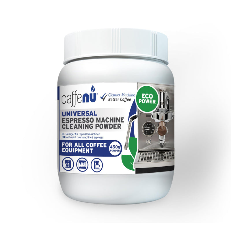 Caffenu Coffee Machine Cleaner Powder 450G - Espresso Machine Cleaner for Group Head - Commercial Machine Cleaning Formula - Complete Your Barista Accessories Collection