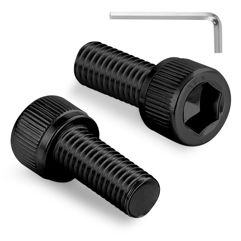 180pcs M3 x 10mm Hex Socket Head Cap Screws Bolts, 12.9 Grade Alloy Steel, Black Oxide Finish, Allen Socket Drive, Full Threads,with Hex Spanner 180