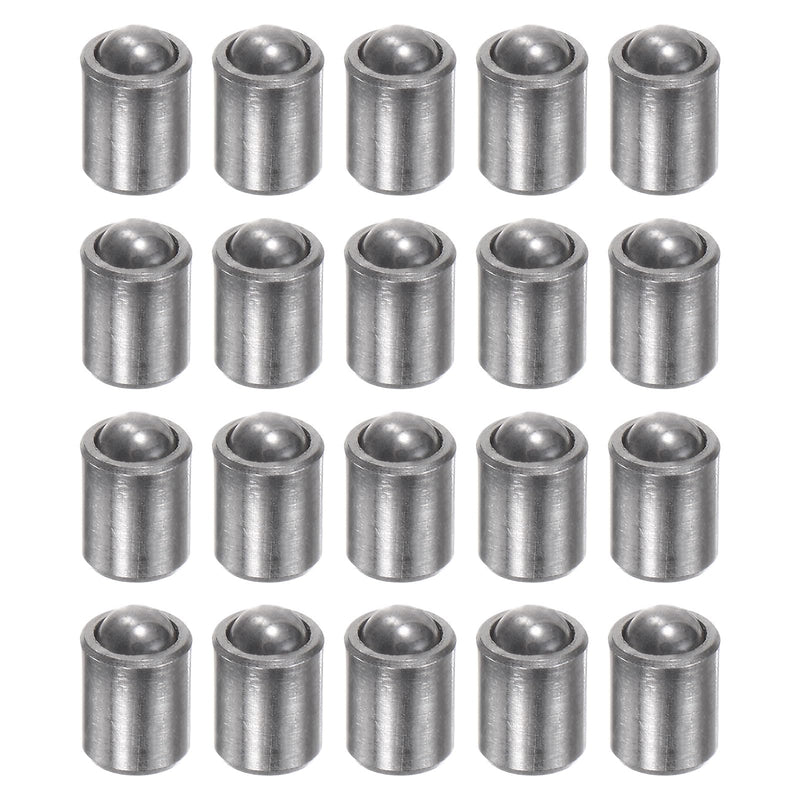 HARFINGTON 20pcs Ball Point Spring Plungers 2x3mm 304 Stainless Steel Precision Positioning Beads Ball Spring Plungers Ball Catch Latch for Door Cupboard Mechanical Devices Clamps Furniture