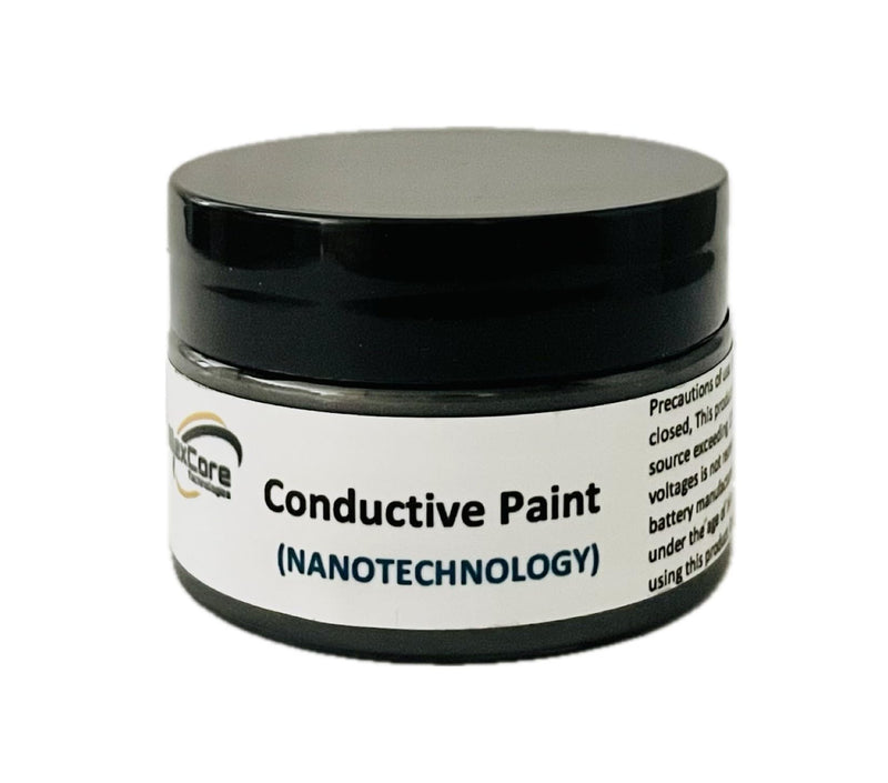 Conductive Paint, Highly Electrical Conductivity Designed Using Nanotechnology Materials, Multipurpose and suitable for versatile surfaces, perfect for EMF shielding paint (1 Fl Oz (Pack of 1)) 1 Fl Oz (Pack of 1)