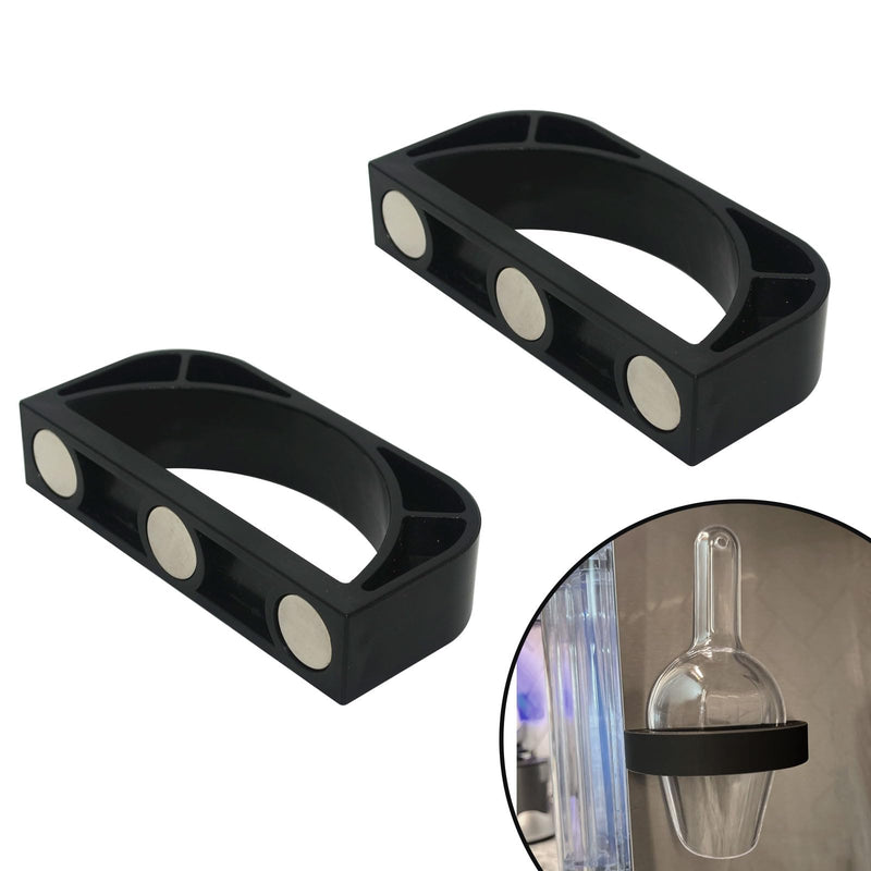 2Pcs Magnetic Ice Maker Scoop Holder Replacement, for Opal 1.0&2.0 Ice Maker, Black