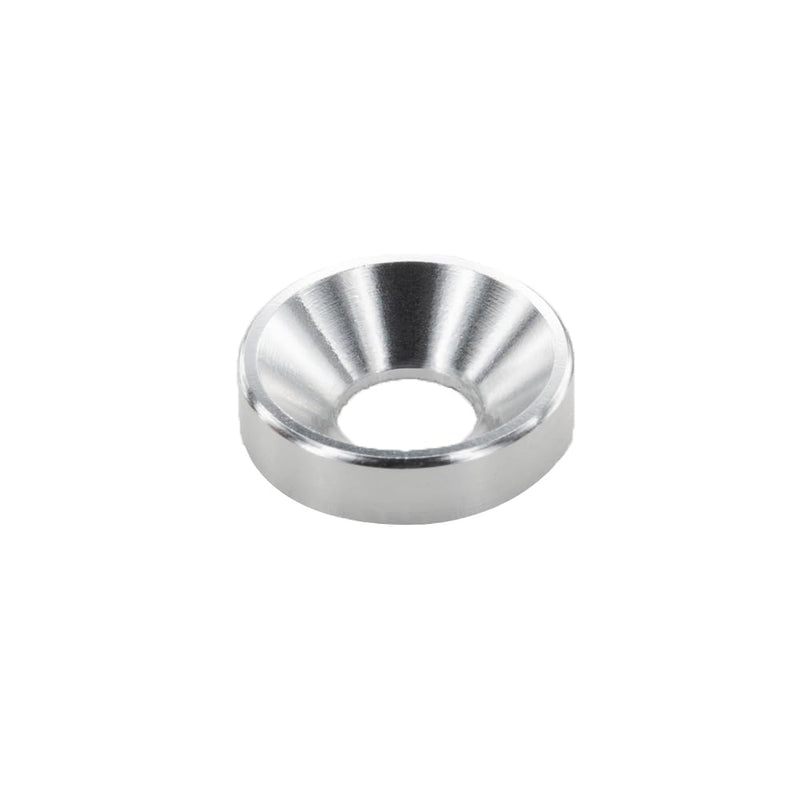 [60PCS] M4 Finishing Countersunk Washers, Anodized Aluminum Alloy, Head Washers Gaskets Cup Shim for Screw RC/FPV/PC/Drone/Mechanical Accessories Parts, Silver Color