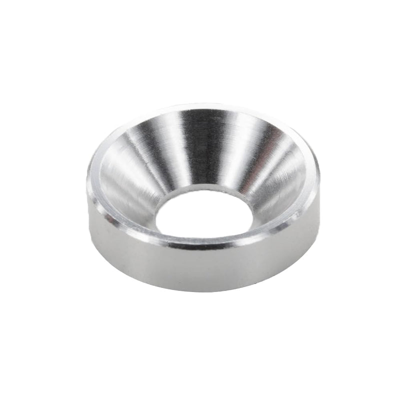 [60PCS] M5 Finishing Countersunk Washers, Anodized Aluminum Alloy, Head Washers Gaskets Cup Shim for Screw RC/FPV/PC/Drone/Mechanical Accessories Parts, Silver Color