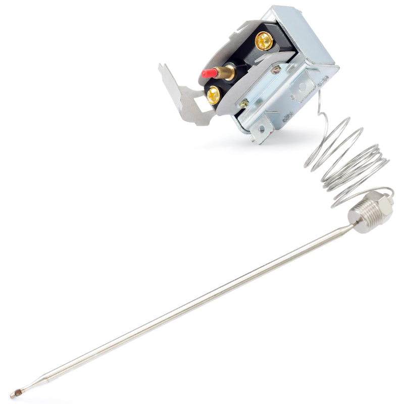 YUXIVCNE LCH680240000 Manual Reset Hi-Limit Safety Thermostat High Limit 450 Degree F Compatible with Henny Penny Fryer Replace 16738 5225-21B, Thread 3/8" Electric Thermostats