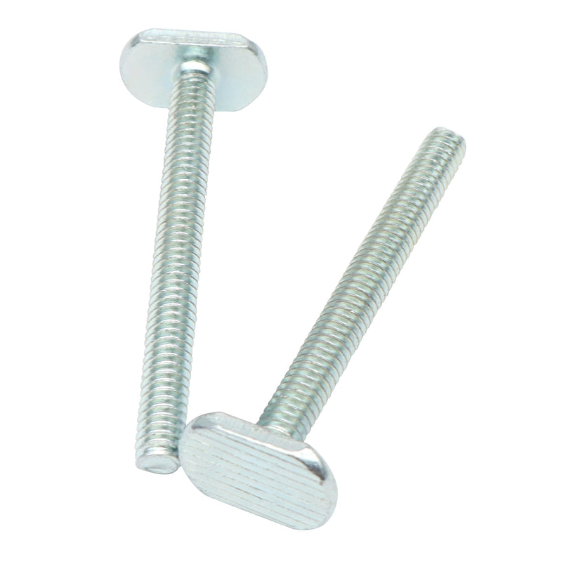 Xadnitu 20 Pieces 1/4"-20 T Track Bolt 2-1/2" Length, T Slot Drop-in Sliding Bolts, Iron Bolt Screw with T Shaped Head for Hardware, Fixture Accessories and Woodworking Jigs 2.5"