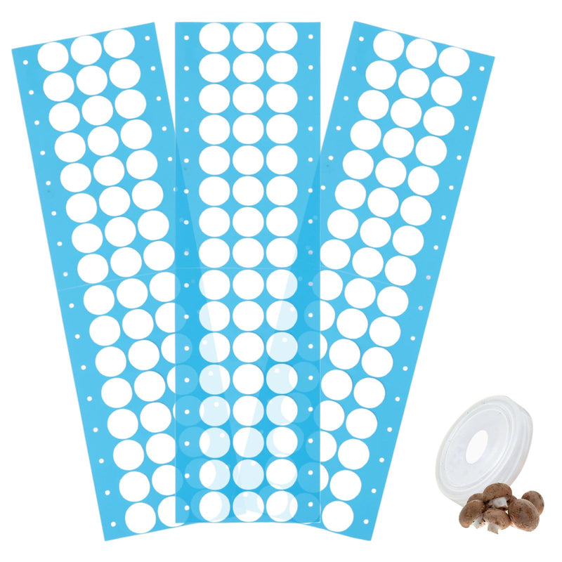 CHGCRAFT 144Pcs Synthetic Filter Paper Stickers 20mm 0.22 µm Filter Patch Sticker Disc Adhesive Filter Patch Sticker Wide Mouth Filter Paper for Mushroom Cultivation Jar Lids Mason Jars