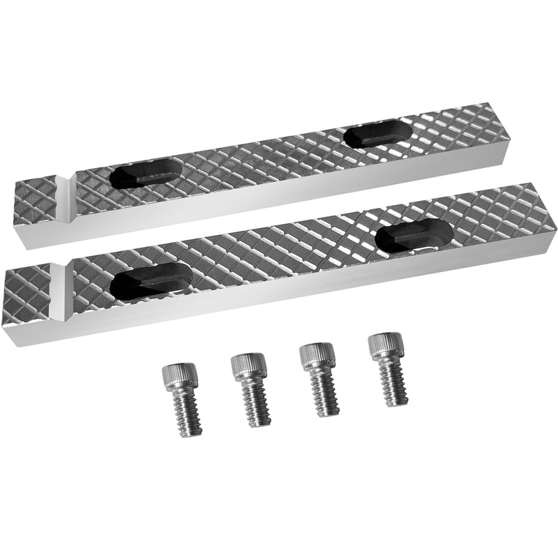 6-1/2" x 3/4" Steel Vise Jaws, Fits Many Vintage American Reversible Gray Vises, Many Craftsman Vises/Fuller Vises and Columbia Vises