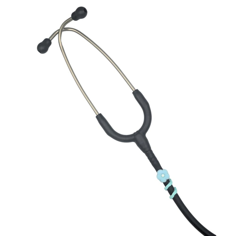 Stethoscope Charms - Mini Blue Flower - Medical Gift