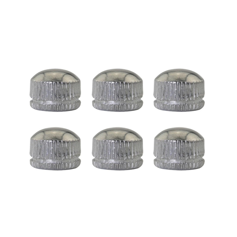 6PCS Chrome M4x0.7 Lamp Knob Nuts Cap Nut Light Fixture Screw Cap Light Screw Cap Cover Lamp End Decorative Hardware Acorn Nut Screw Knob Cap Insert Bolt Cover Ceiling Light Screw Cap Cover