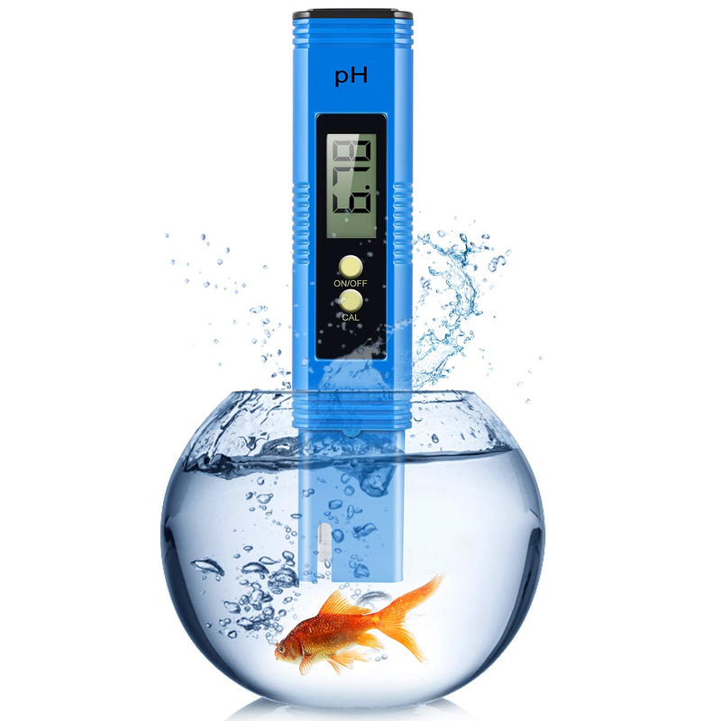PH Meter, 0.01 High Accuracy Pocket Size with 0-14 PH Testing Range PH Tester, Digital PH Meter for Water, Water Tester for Hydroponics, Drinking Water and Pool
