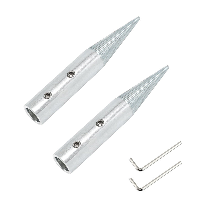 1/2" Spindle Tapered Threaded Adapter Left & Right Pair Suitable for 3/16"-10/16" Arbor Hole Cloth Polishing Wheel 2 PCS 1/2"