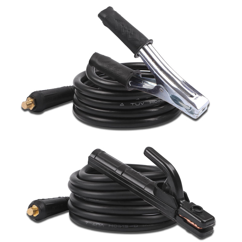 Welding Electrode Holder Lead MMA/ARC Welding Ground Clamp and Welding Cable Stick Electrode Holder Welding Plier Clamp Copper Holding Plier for 300A Welder Machine